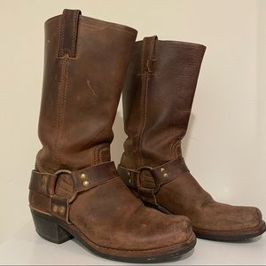 Frye harness boot